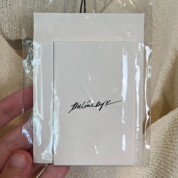 NWT The Line by K Kane Rib Knit Midi Dress in Ivory Size Small - Picture 10 of 11